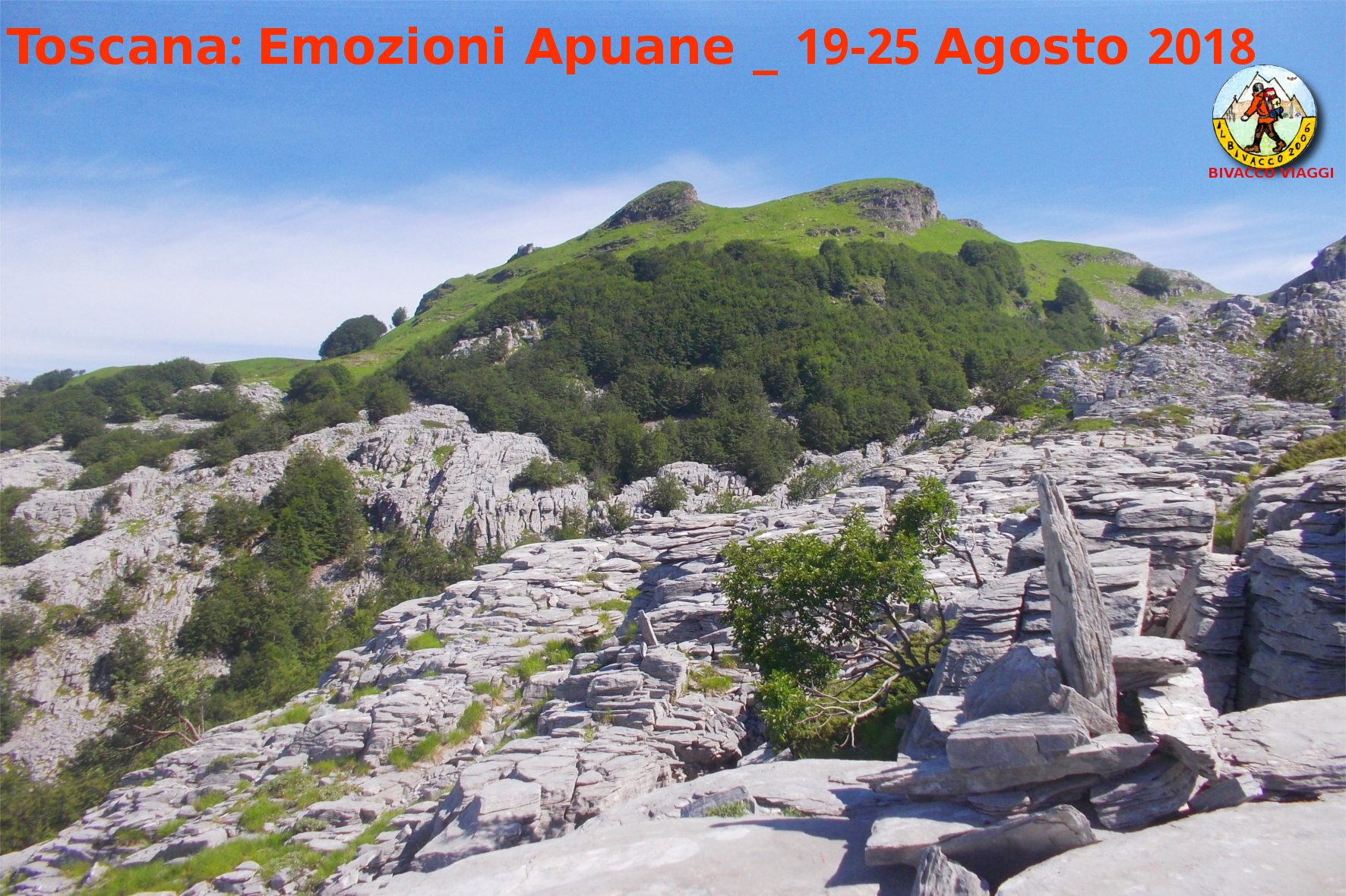 Viaggio Trekking Emozioni Apuane 2018